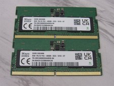 16GB KIT - 2x 8GB SK Hynix 1Rx16 PC5-4800B-SCO1010 Laptop RAM Memory SODIMM DDR5 picture