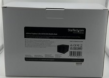 STARTECH 4-BAY ALUMINUM TRAYLESS HOT SWAP MOBILE RACK BACKPLANE HSB4SATSASBA picture