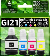 BKCMY GI-21 Ink Refill Bottle for use Canon PIXMA Megatank G1220 G2260 G3260 picture