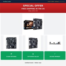 GIGABYTE H610M S2H V2 Motherboard, LGA 1700, DDR5, mATX, PCIe 4.0, USB-C, HDMI picture