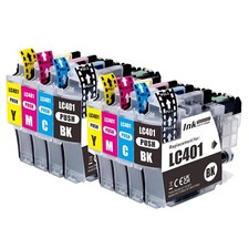8P XL Quality Ink Tanks fits Brother LC401XL MFC-J1010DW MFC-J1012DW MFC-J1170DW picture