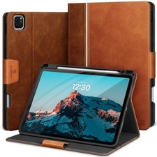 KingBlanc Book-Style Case for iPad Pro 13-inch (M5 2025/M4 2024) Brown picture