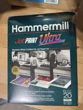 8- HAMMERMILL Jet Print Ultra Premium Gloss Photo Paper 8.5