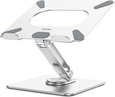 LSX7 Laptop Stand with 360 Rotating Base, Ergonomic Adjustable Notebook picture