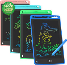 4 Pack LCD Writing Tablet 8.5 Inch Colorful Doodle Board Kids picture