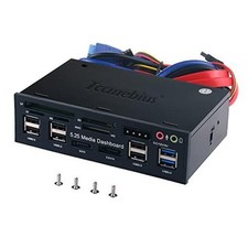 TCC-QL5E 5.25 Inch PC Multifunction Dashboard Media Front Panel, with SATA e picture