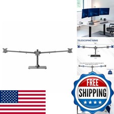 VIVO Black Triple Monitor Desk Stand STAND-TS03F Up to 38 in Ultrawides picture