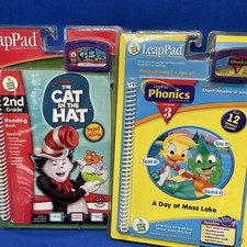 Leap Frog Leap Pad Cat In The Hat AND Phonics Program NEW Preschool To Grade 2 picture