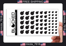 57 Pack Black Vinyl Webcam Privacy Covers for All Devices picture