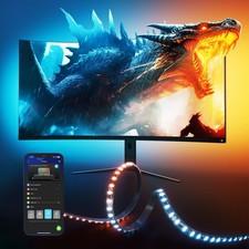 RGBIC Gaming Monitor Backlight - LED Strip Lights for 27-34 Inch PC Setup picture