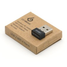 WiFi 4 USB Nano Wireless Network Dongle Adapter for Linux Black picture