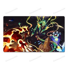 Mega Rayquaza Board Game Pokemon Table Playmat TCG CCG Mat Play Pad Mousepad picture