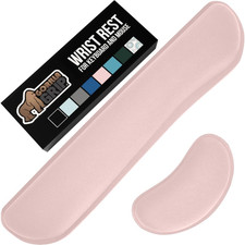GORILLA GRIP Silky Gel Memory Foam Wrist Rest for Computer Keyboard, Mouse, Ergo picture