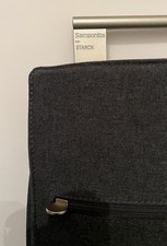 Samsonite Philippe Starck Grey Flannel Backpack Laptop Bag Rare 90’s Vintage picture