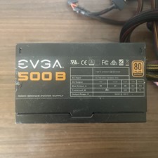 EVGA 500 B 80 PLUS BRONZE PC Power Supply 100-b1-0600-kr Pre-Owned (TESTED) picture