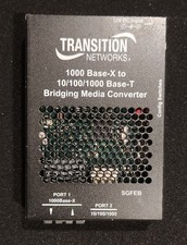 Transition Networks SGFEB1013-130 Gigabit Ethernet Fiber Media Converter SC... picture