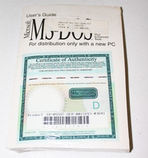 Sealed Microsoft MS-DOS 6.2 Operating System Plus Enhanced Tools - JUNE 1997 picture