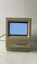 APPLE MACINTOSH SE M5011 1986 VINTAGE DESKTOP COMPUTER POWERS ON DISPLAY WORKS picture