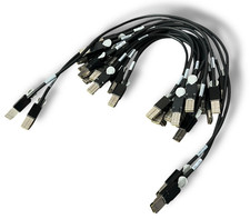 (LOT OF 17)-(15) Molex 74577-0050 (2) 74577-0051 Bladeswitch Stacking Cables picture