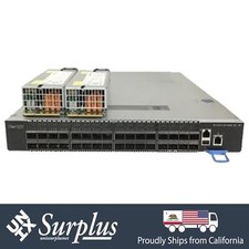 32 Port 100GbE QSFP28 Quanta Mesh ONIE T7032-IX7 Ethernet Switch B2F 2x PSU picture
