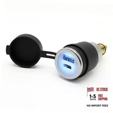 28W Hella/DIN Powerlet Motorcycle Charger - USB-C Type-C Hella/DIN USB Charger picture
