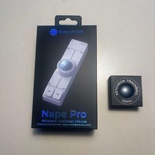 Keychron Nape Pro Wireless Trackball Mouse White + Extra 25mm Trackball mint picture