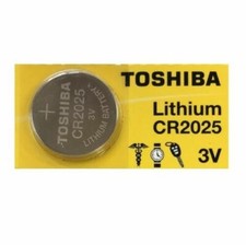 1 X Original Toshiba CR2025 CR 2025 3V LITHIUM BATTERY BR2025 Watch EXPR 2025 picture