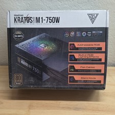 GAMDIAS KRATOS M1-750W Addressable RGB ATX 750W Power Supply 1 Fan picture