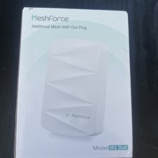 1-Pack MeshForce M3 Dot Wall Plug WiFi Extender, Works with MeshForce M1 and M3 picture