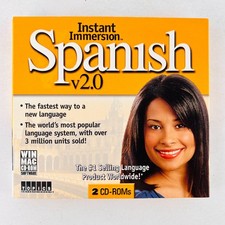 Spanish v2.0 Instant Immersion PC Win Mac CD-ROM New Sealed Software picture