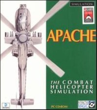 Apache + Manual PC CD pilot helicopter cockpit war escort fly simulation game picture