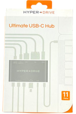 HyperDrive Ultimate 11-in-1 USB-C to HDMI/3.5mm/SD Hub for Mac/PC/Mobile Grey picture