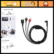 3-in-1 Cable for Drawing Tablets, USB to HDMI Adapter, High-Speed Data Transfer picture