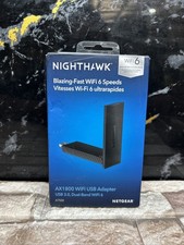 NETGEAR Nighthawk AX1800 Wi-Fi 6 USB 3.0 Adapter - Black A7500-100PAS picture
