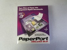 ScanSoft Paperport Deluxe 8 New In Sealed Retail Box  picture