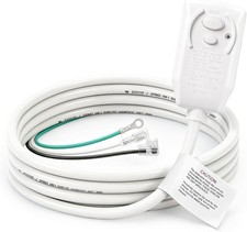 LCDI Power Cord Plug Replacement for Air Conditioner 120V 15A 7.5FT Cable picture