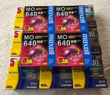 [ New ] SONY & MAXELL MO 640MB Magneto Optical Disk lot of 65 260717 picture