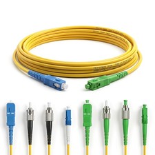 2PCS Fiber Optic Patch Cord Single Mode Single Core, UPC/APC SC LC FC ST 1M -30M picture