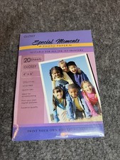 Glossy Special Moments Photo Paper For Ink Jet Printers 20 Sheets 4 x 6 Inch NEW picture