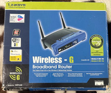 Linksys WRT54G v3 Wireless-G Broadband Router w/ Box Adapter Cisco Tested picture
