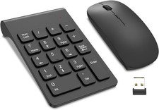 Wireless Numeric Keypad 18-Key Mini with Mouse - Ergonomic & Portable Design picture