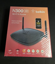 Belkin N300 XR Wi-Fi Router 300 Mbps 4 LAN Ports Parental Control Black picture