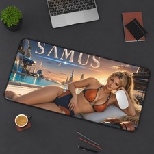 Samus Mouse Pad, Anime Gaming Desk Mat, XXL Keyboard Pad, Gamer Gift picture