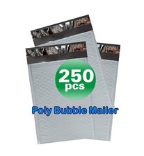 PolycyberUSA  250 pcs #00 Poly Bubble Envelopes Mailers  (Inner 5x9) picture