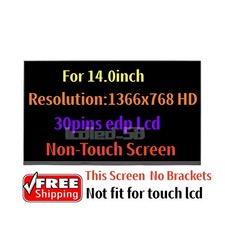 NT140WHM-N45 for Dell Latitude 14 7400 5400 HD 30pin NON-Touch LCD Screen Panel picture