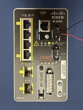 Cisco Industrial Ethernet IE 2000 Series Switch-Black (IE-2000-4TS-G-B) picture