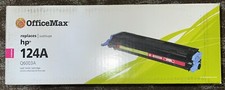 Office Max Hp 124A Q6003A Laser Timer Cartridge Magenta  picture