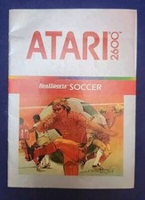 VINTAGE 1983  ATARI 2600 REALSPORTS SOCCER  INSTRUCTIONS BOOKLET picture