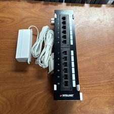 Intellinet Patch Panel Cat.5e, Black Wall-mount, 12-Port, UTP, #162470=BONUS picture