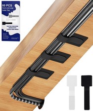 80PCS Hook and Loop Cable Ties, Under Desk Cable Management, Adhesive Cable picture